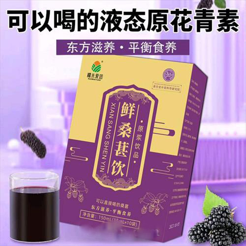 鲜桑葚饮